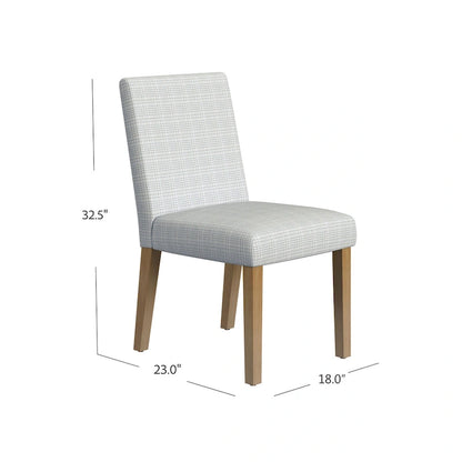 HomePop Classic Upholstered Parsons Dining Chair- Single Pack
