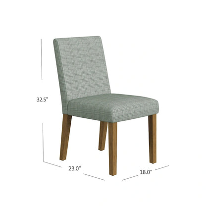 HomePop Classic Upholstered Parsons Dining Chair- Single Pack