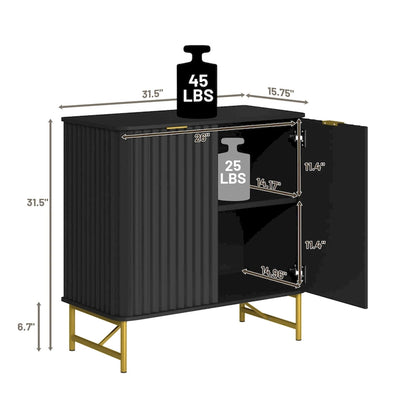 Credenza/Madia moderna Clihome in MDF a 2 ante