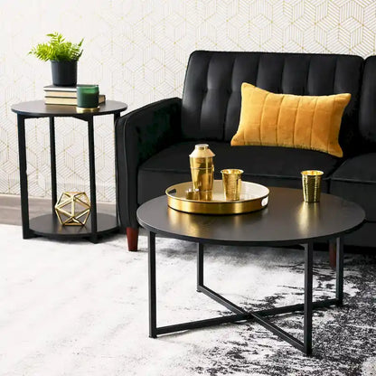 Household Essentials Round Coffee Table - 31.5