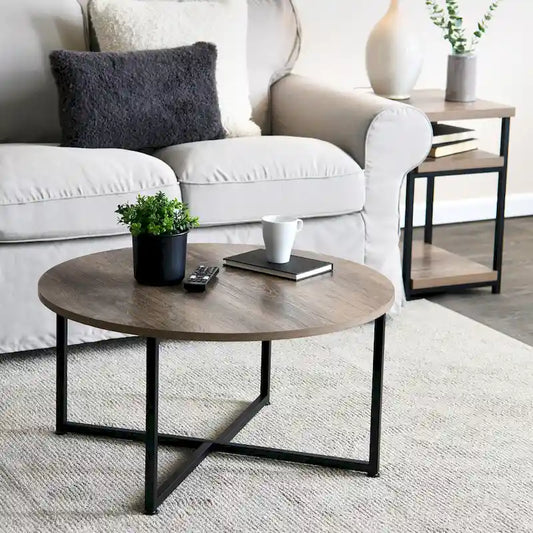 Household Essentials Round Coffee Table - 31.5 