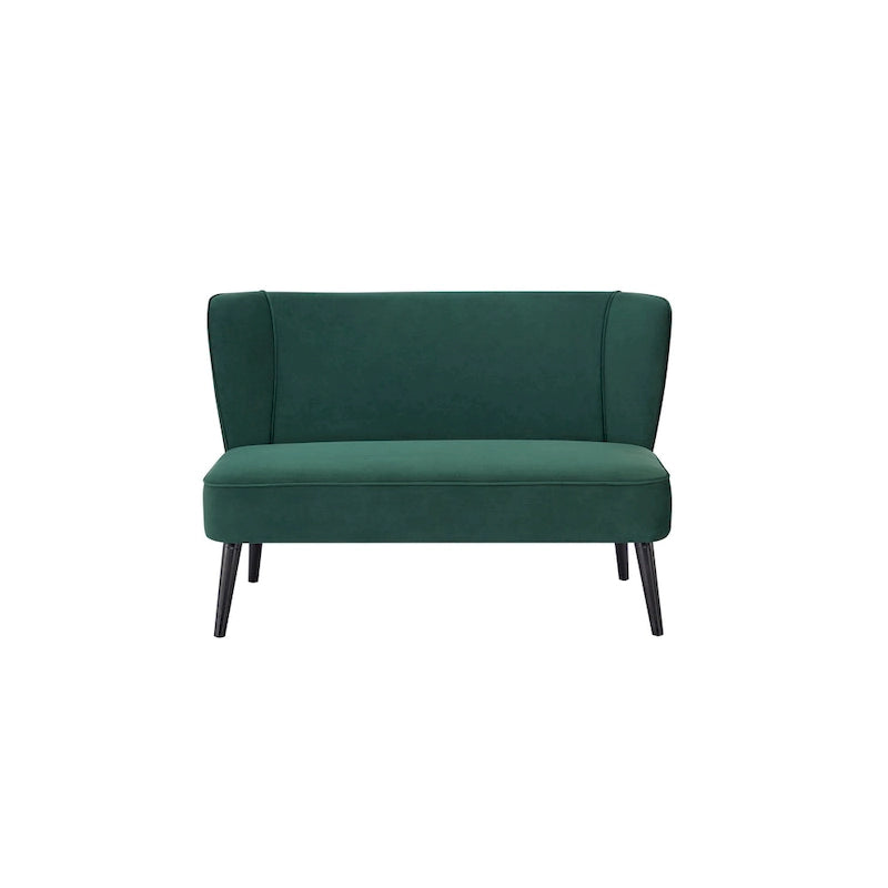 Divanetto con schienale ad ali Brooklawn Mid-century di Porch & Den