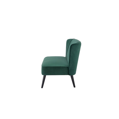 Divanetto con schienale ad ali Brooklawn Mid-century di Porch & Den