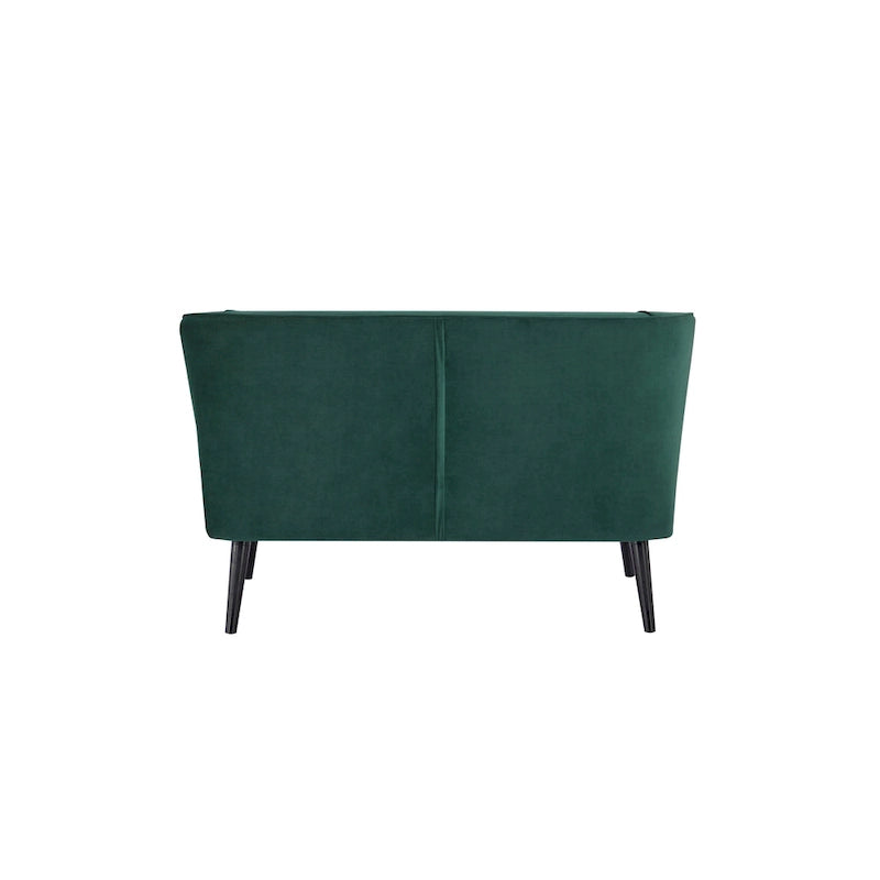 Divanetto con schienale ad ali Brooklawn Mid-century di Porch & Den