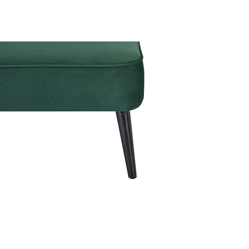 Divanetto con schienale ad ali Brooklawn Mid-century di Porch & Den