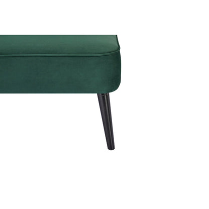 Divanetto con schienale ad ali Brooklawn Mid-century di Porch & Den