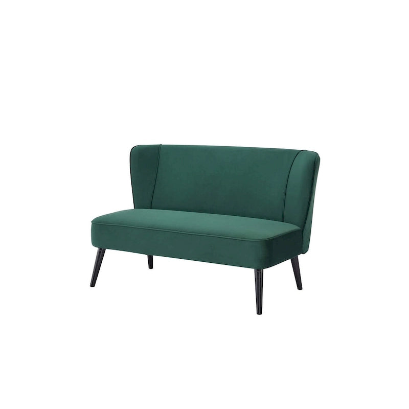 Divanetto con schienale ad ali Brooklawn Mid-century di Porch & Den