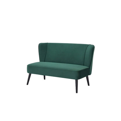 Divanetto con schienale ad ali Brooklawn Mid-century di Porch & Den