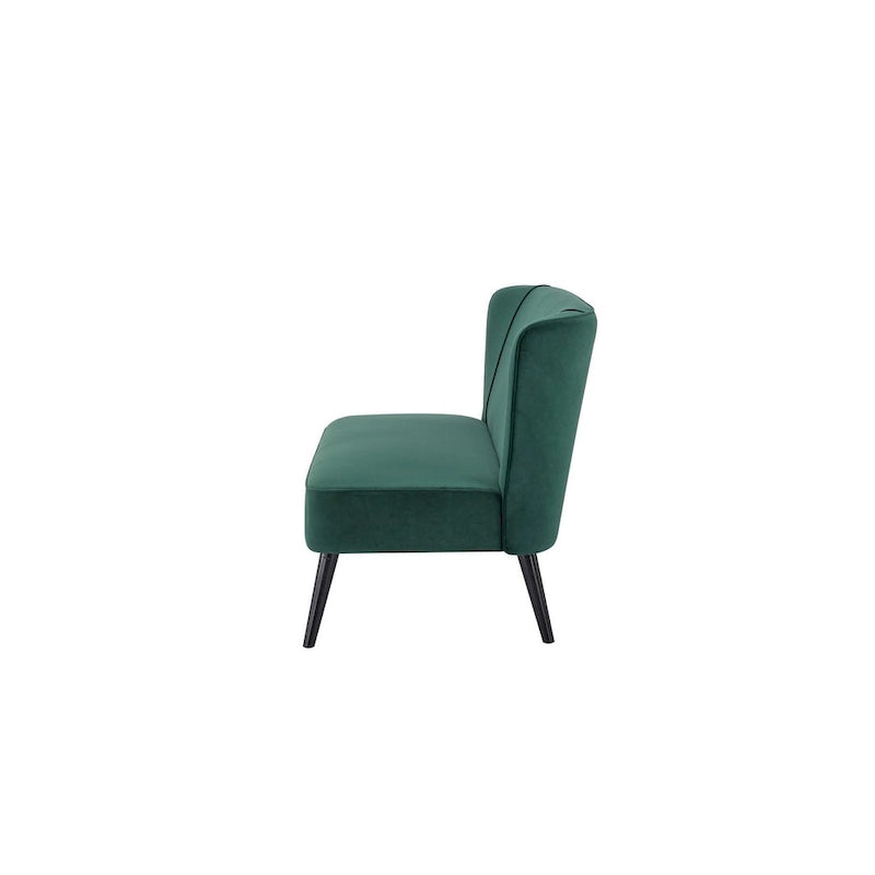 Divanetto con schienale ad ali Brooklawn Mid-century di Porch & Den