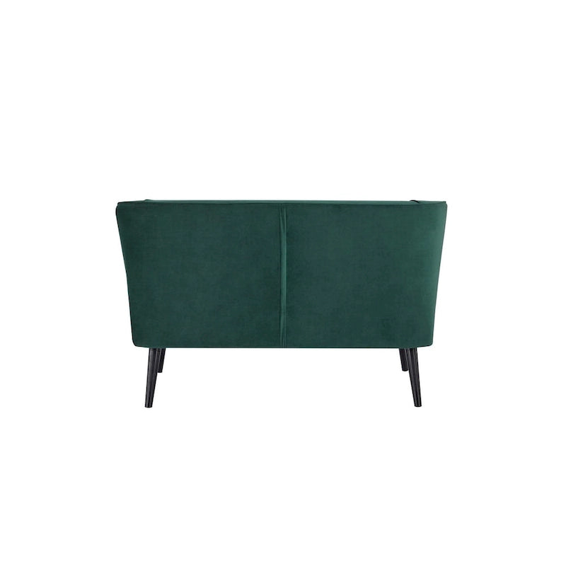 Divanetto con schienale ad ali Brooklawn Mid-century di Porch & Den