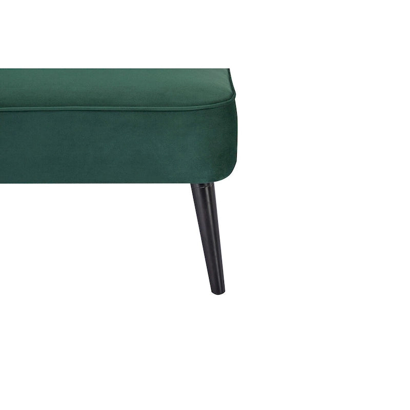 Divanetto con schienale ad ali Brooklawn Mid-century di Porch & Den