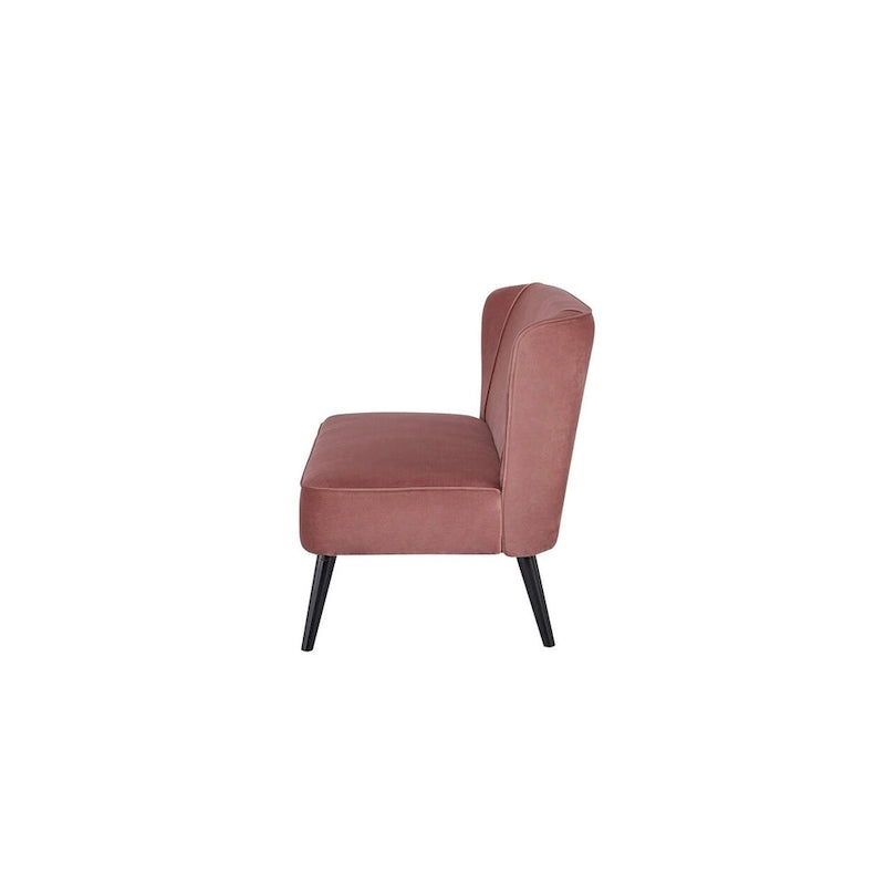Divanetto con schienale ad ali Brooklawn Mid-century di Porch & Den