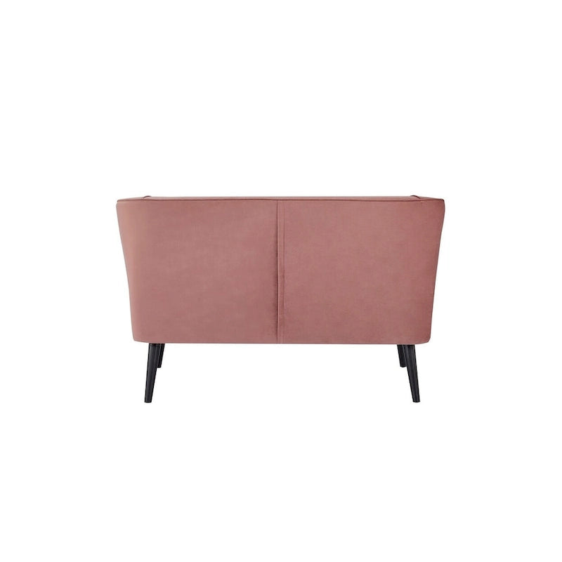 Divanetto con schienale ad ali Brooklawn Mid-century di Porch & Den