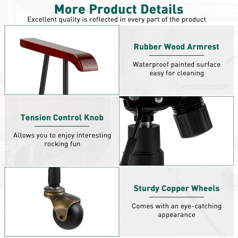 Velvet Swivel Home Office Desk Chair Adjustable Mid Back Leisure Chair