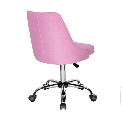 Porthos Home Jarvis Fabric Upholstered Office Chair with Chrome Base