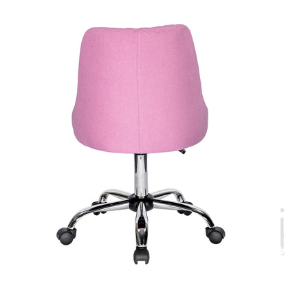 Porthos Home Jarvis Fabric Upholstered Office Chair with Chrome Base