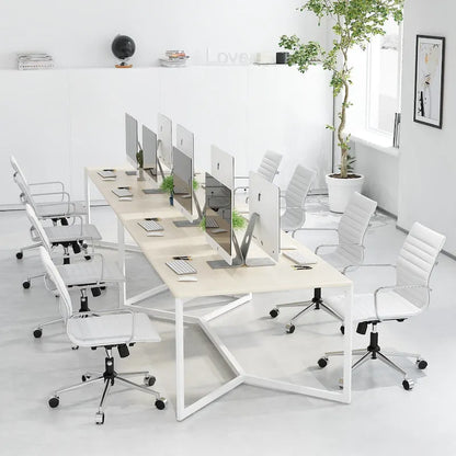 LUXMOD Ribbed Home Office Computer Chair Desk Chair