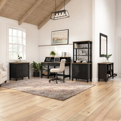 Mayfield 60W L Shaped Computer Desk with Organizer by Bush Furniture