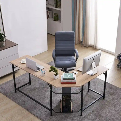 MCombo Corner L-Shape Gaming Desk, MDF 7121