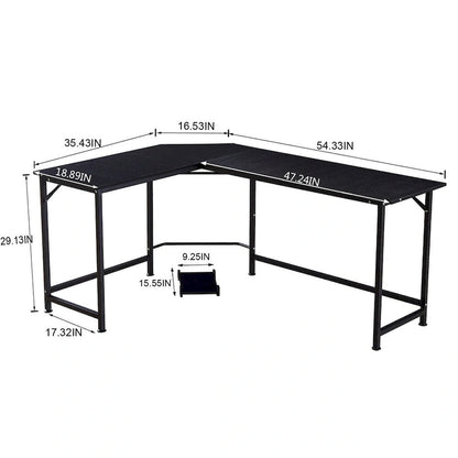 MCombo Corner L-Shape Gaming Desk, MDF 7121