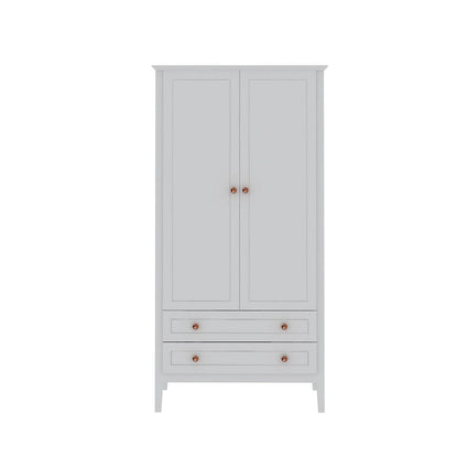 Manhattan Comfort Crown Full Wardrobe with Hanging and 2 Drawers