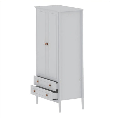 Manhattan Comfort Crown Full Wardrobe with Hanging and 2 Drawers
