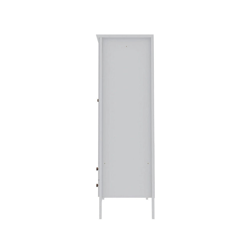 Manhattan Comfort Crown Full Wardrobe with Hanging and 2 Drawers