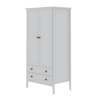 Manhattan Comfort Crown Full Wardrobe with Hanging and 2 Drawers