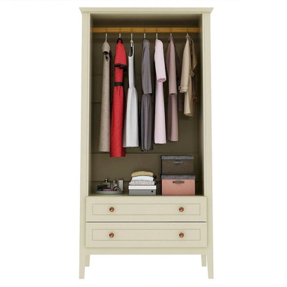 Manhattan Comfort Crown Full Wardrobe with Hanging and 2 Drawers