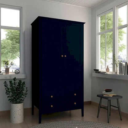Manhattan Comfort Crown Full Wardrobe with Hanging and 2 Drawers