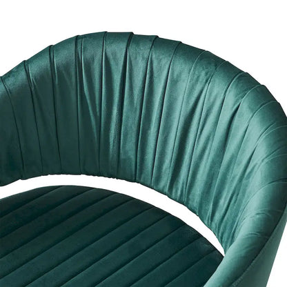 Modern Gold Office Chair Velvet Task Chair Swivel Height Adjustable Computer Chair