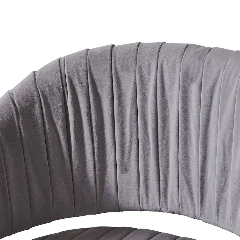 Modern Gold Office Chair Velvet Task Chair Swivel Height Adjustable Computer Chair