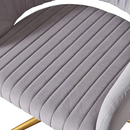 Modern Gold Office Chair Velvet Task Chair Swivel Height Adjustable Computer Chair