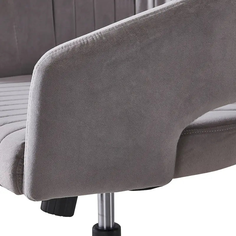 Modern Gold Office Chair Velvet Task Chair Swivel Height Adjustable Computer Chair