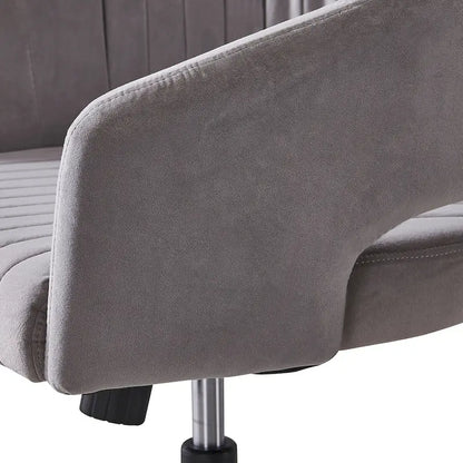 Modern Gold Office Chair Velvet Task Chair Swivel Height Adjustable Computer Chair