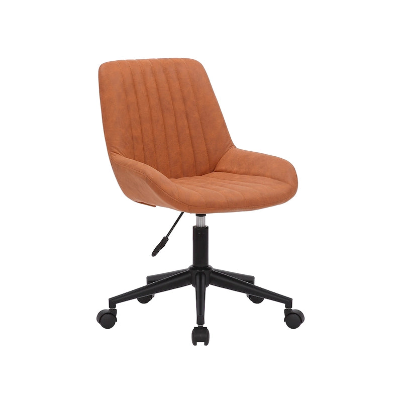 Porthos Home Cabe Swivel Office Computer Chair, Microfiber Upholstery
