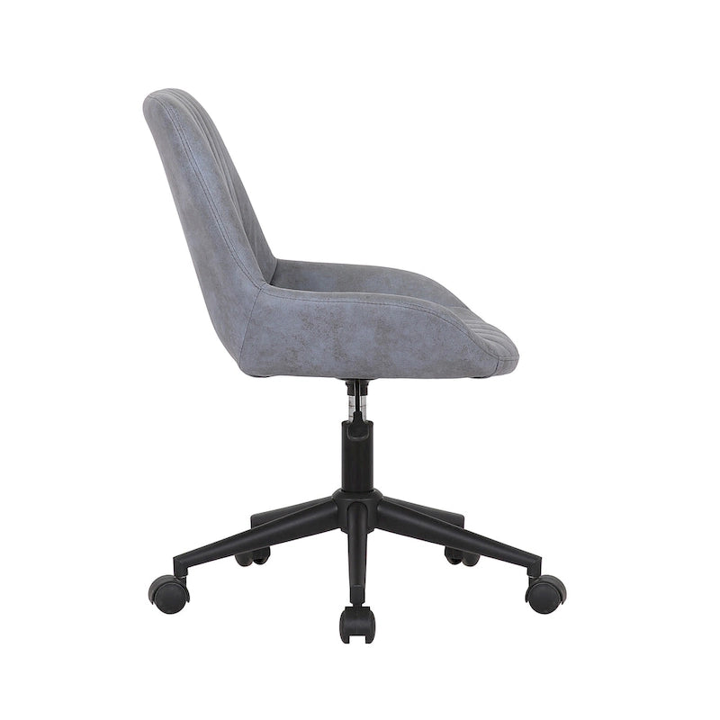 Porthos Home Cabe Swivel Office Computer Chair, Microfiber Upholstery