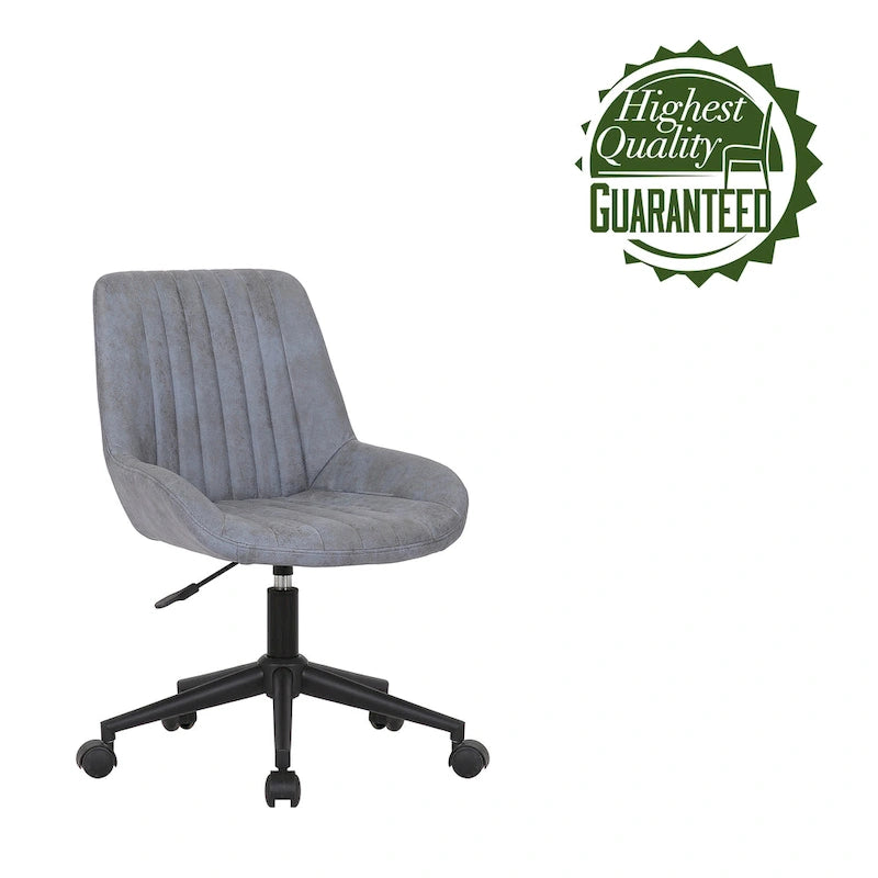 Porthos Home Cabe Swivel Office Computer Chair, Microfiber Upholstery