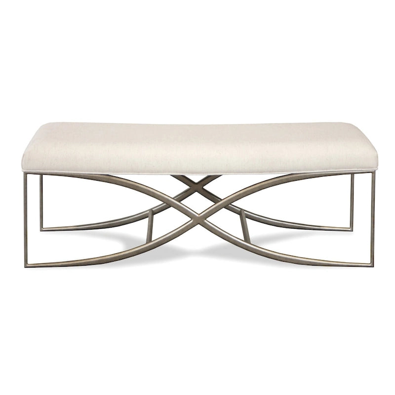 Roundhill Furniture Mantalia - Set camera da letto in legno massello, letto a pannelli, cassettiera, specchio, 2 comodini, comò e panca, Champagne