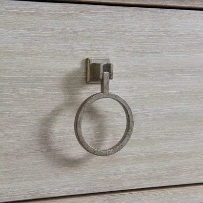 Roundhill Furniture Mantalia - Set camera da letto in legno massello, letto a pannelli, cassettiera, specchio, 2 comodini, comò e panca, Champagne