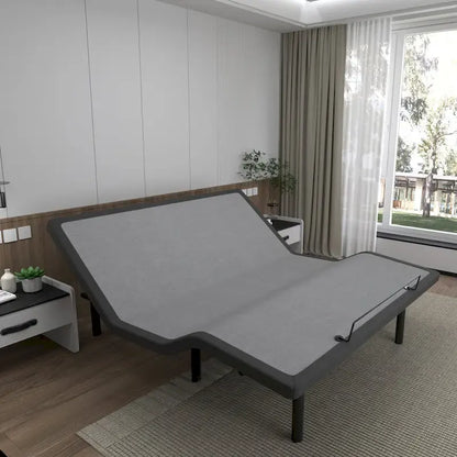ESHINE Adjustable Bed Frame, with Massage