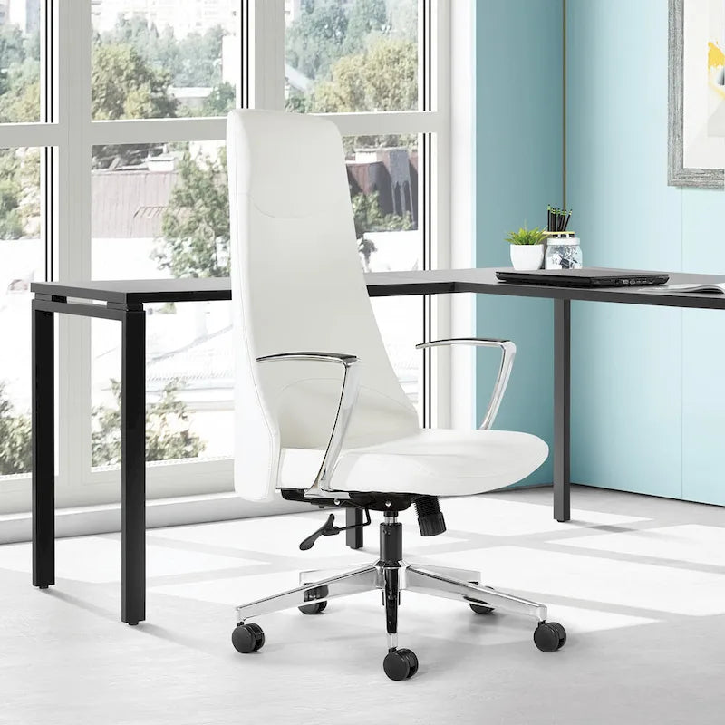 High Back Office Chair with Antimicrobial Fabric