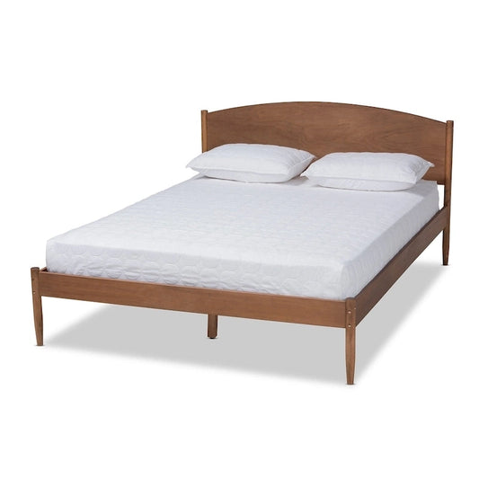 Letto a piattaforma Mid-century moderno in legno Carson Carrington Taftarod
