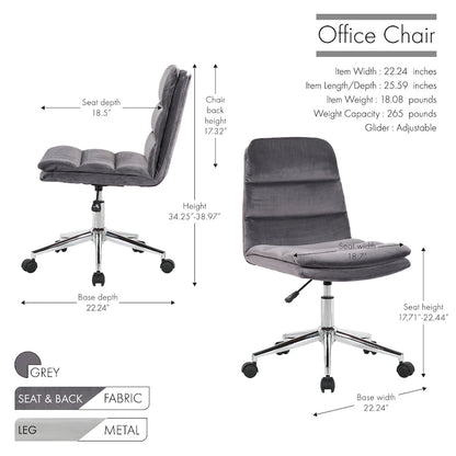 Porthos Home Office Desk Chairs, Thick Padding for Premium Comfort