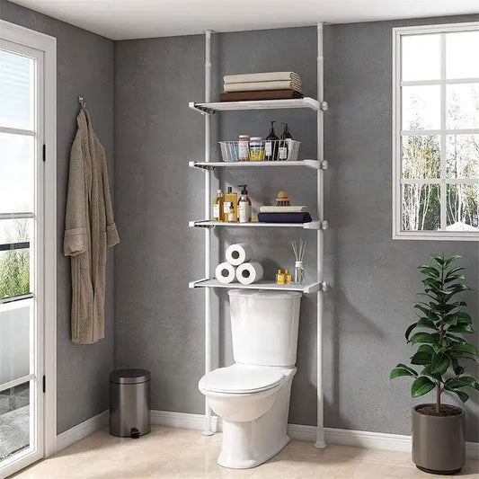 Mobiletto contenitore per bagno sopra il WC - 10,6 P x 33 L x 116 A