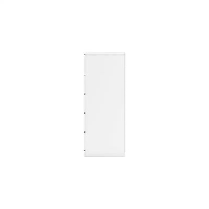 Signature Design by Ashley Onita Modern 5 Drawer Tall Dresser, White