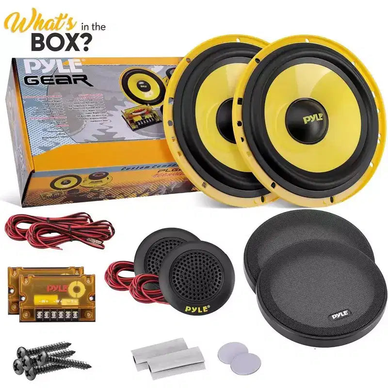 Pyle 6.5'' 400 Watt 2-Way Custom Component System