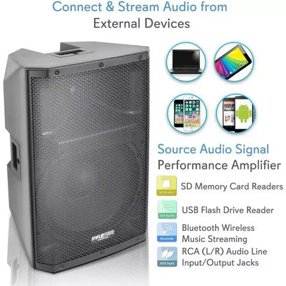 Pyle 15 1400W Bluetooth PA Speaker System - PADH15BTA