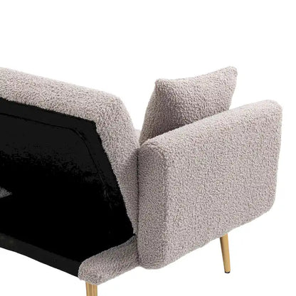 Linen Modular Sofa Section Armless Accent Chair