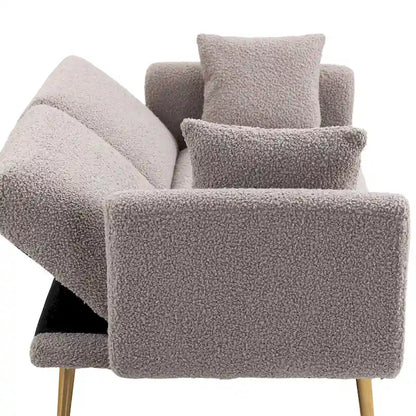 Linen Modular Sofa Section Armless Accent Chair